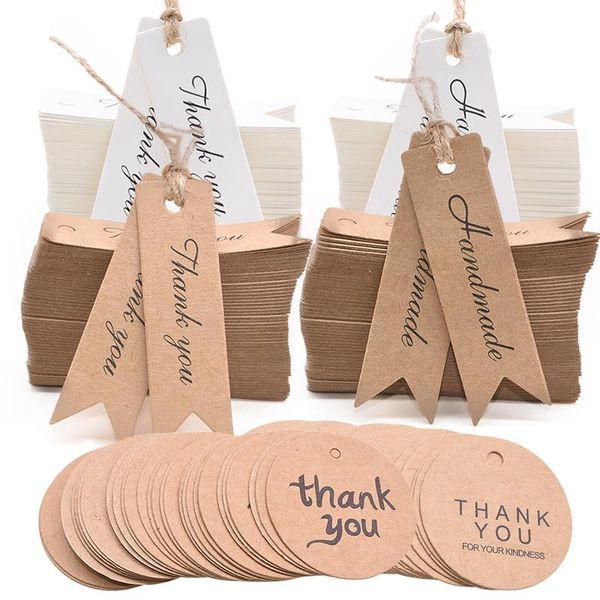 100pcs handmade thank you tag kraft paper gift label jute rope for diy crafts product tags candy shop supplies wrap
100pcs handmade thank you tag kraft paper gift label jute rope for diy crafts product tags candy shop supplies wrap