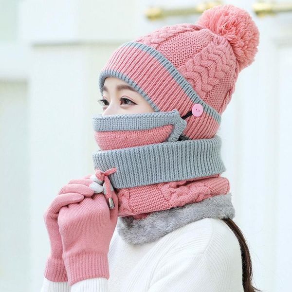winter knitted beanies hats women thick warm beanie hat scarf mask gloves set cotton girls boys 4pcs clothing accessories suit cycling caps, Black
winter knitted beanies hats women thick warm beanie hat scarf mask gloves set cotton girls boys 4pcs clothing accessories suit cycling caps, Black