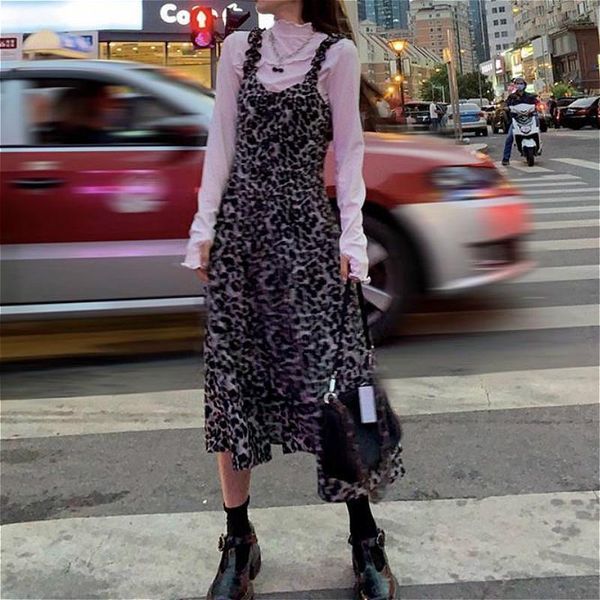 casual dresses women a-line loose ladies v-neck korean style high street fashionable spring students vintage leopard, Black;gray
casual dresses women a-line loose ladies v-neck korean style high street fashionable spring students vintage leopard, Black;gray
