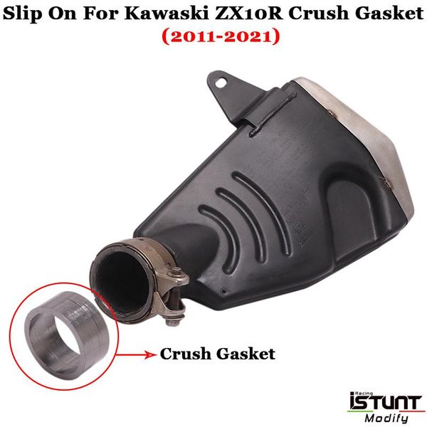 slip on for kawaski zx10r 2011-2021 motorcycle exhaust pipe escape crush gasket middle tube link eliminator enhanced system
slip on for kawaski zx10r 2011-2021 motorcycle exhaust pipe escape crush gasket middle tube link eliminator enhanced system