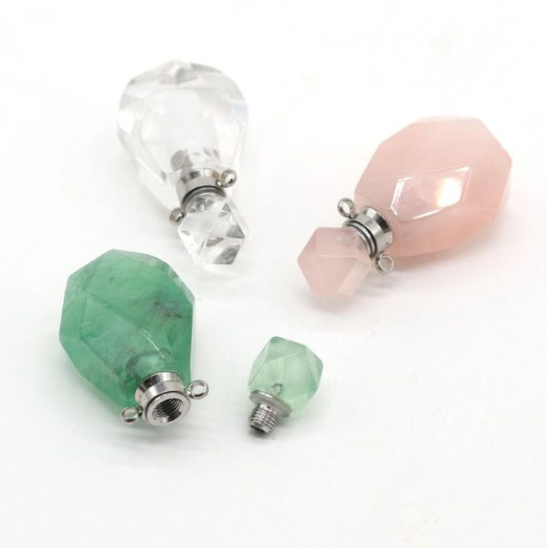 charms quartz pendants natural semi-precious stone perfume bottle pendant for jewelry making diy necklace accessories gift 20x35mm, Bronze;silver
charms quartz pendants natural semi-precious stone perfume bottle pendant for jewelry making diy necklace accessories gift 20x35mm, Bronze;silver