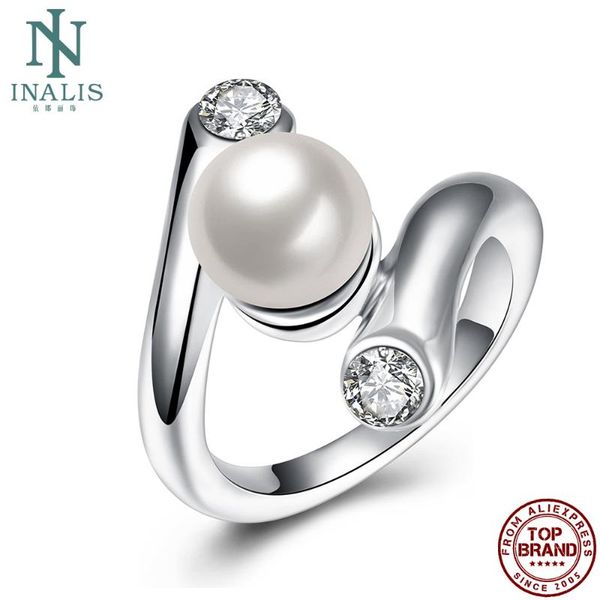 double czech drill clip imitation pearl rings for women distortion white ring wedding female fashion jewelry cluster, Golden;silver
double czech drill clip imitation pearl rings for women distortion white ring wedding female fashion jewelry cluster, Golden;silver