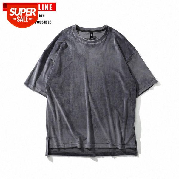 high street loose couple summer velvet embroidered t-shirt men and women hip-hop basic bottoming shirt #hn8q, White;black
high street loose couple summer velvet embroidered t-shirt men and women hip-hop basic bottoming shirt #hn8q, White;black