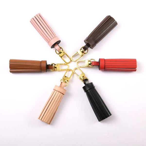 2021 luxury designer tassel genuine leather keychain pendant key chain girls women bag charm handbags accessories diy ch013, Silver
2021 luxury designer tassel genuine leather keychain pendant key chain girls women bag charm handbags accessories diy ch013, Silver