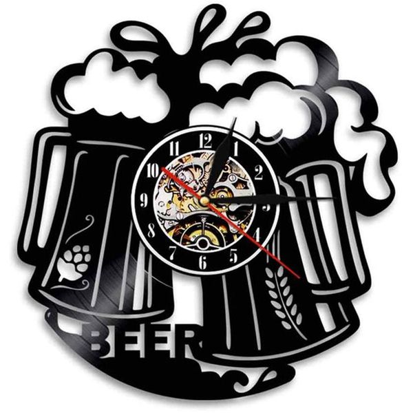 wall clocks beer vintage record clock a bottle of modern design bar home decorative hanging watch with led light
wall clocks beer vintage record clock a bottle of modern design bar home decorative hanging watch with led light