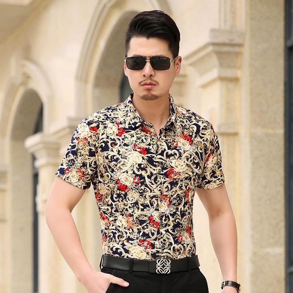 mens hawaiian shirts short sleeve floral blouse gold baroque printed summer plus size 7xl luxury dress men's casual, White;black
mens hawaiian shirts short sleeve floral blouse gold baroque printed summer plus size 7xl luxury dress men's casual, White;black