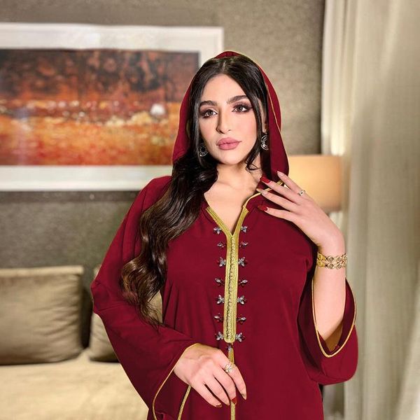 ethnic clothing dubai turkey muslim hooded long dress women moroccan caftan elegant lady islamic 2021 mubarak african clothes for, Red
ethnic clothing dubai turkey muslim hooded long dress women moroccan caftan elegant lady islamic 2021 mubarak african clothes for, Red