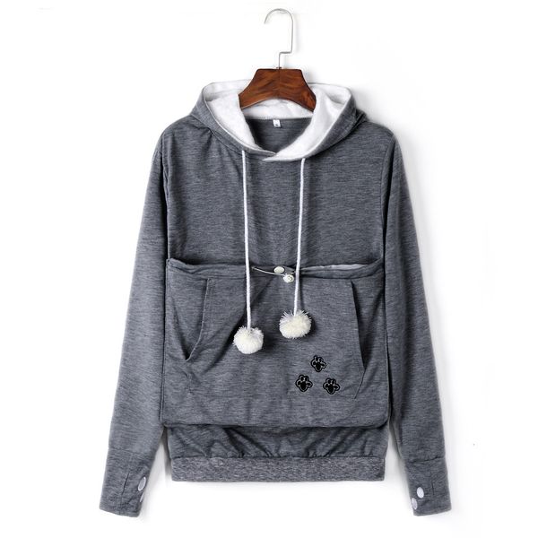 women's jackets casual oversized sweatshirt with hoodie female hood pet dog holder purse large pocket women hoodies taxs, Black;brown
women's jackets casual oversized sweatshirt with hoodie female hood pet dog holder purse large pocket women hoodies taxs, Black;brown