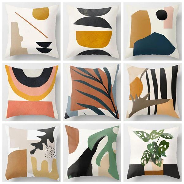 cushion/decorative pillow geometric abstract cushion cover nordic plant cojines 45x45cm throw case modern almofada
cushion/decorative pillow geometric abstract cushion cover nordic plant cojines 45x45cm throw case modern almofada