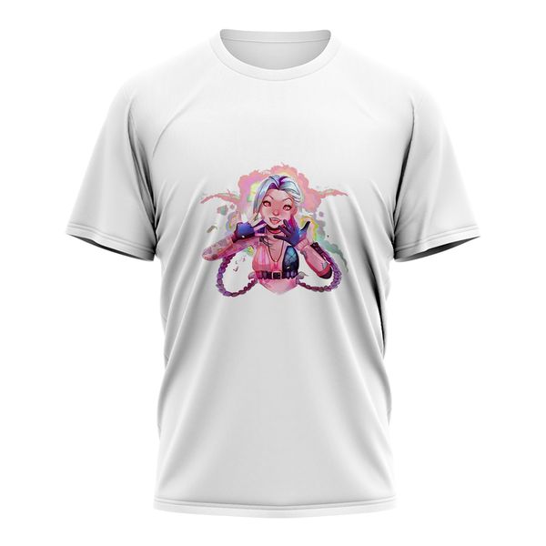 T-shirt Animation Technology 3D Printing Arcane Lol T-shirt Men and Women Casual O-neck Street Casual Loose Fashion Hip-hop Top, White;black
T-shirt Animation Technology 3D Printing Arcane Lol T-shirt Men and Women Casual O-neck Street Casual Loose Fashion Hip-hop Top, White;black