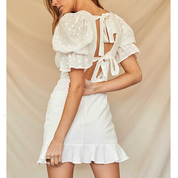 women's tanks & camis backlees lace up mini women dresses party robe ruffles short sleeve floral emboidery summer dress vintage vestido, White
women's tanks & camis backlees lace up mini women dresses party robe ruffles short sleeve floral emboidery summer dress vintage vestido, White