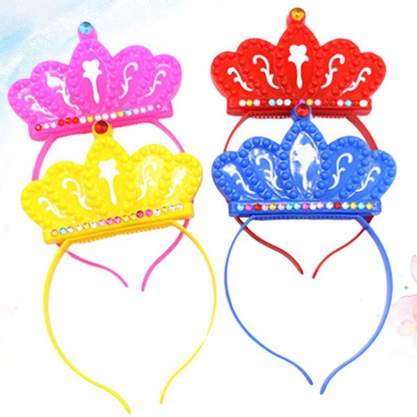 party hats 4pcs luminous crown headband children decorative headdress adorable flash design hair bands creative glowing
party hats 4pcs luminous crown headband children decorative headdress adorable flash design hair bands creative glowing