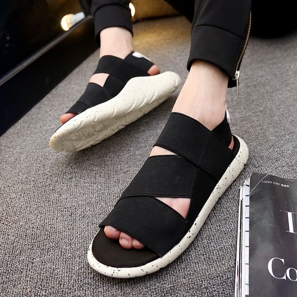 leader show man sandals beach shoes summer gladiator men's outdoor shoes roman men casual shoe flip flops fashion slippers flat, Black
leader show man sandals beach shoes summer gladiator men's outdoor shoes roman men casual shoe flip flops fashion slippers flat, Black