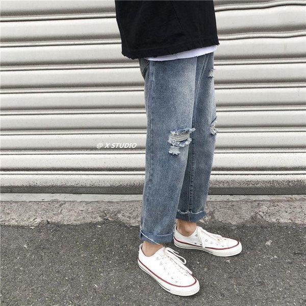 men's jeans ins mens korean fashoins harem blue pants vintage straight harajuku baggy belt denim
men's jeans ins mens korean fashoins harem blue pants vintage straight harajuku baggy belt denim