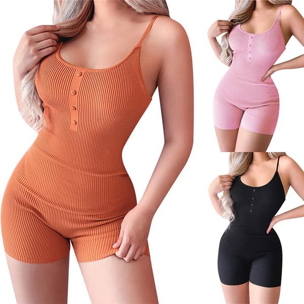 women's jumpsuits & rompers 2021 women sleeveless solid color jumpsuit summer fashion backless casual playsuit for ladies, Black;white
women's jumpsuits & rompers 2021 women sleeveless solid color jumpsuit summer fashion backless casual playsuit for ladies, Black;white