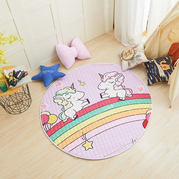 ins nordic chilen cartoon animal carpet baby game storage mat round crawling blanket
ins nordic chilen cartoon animal carpet baby game storage mat round crawling blanket