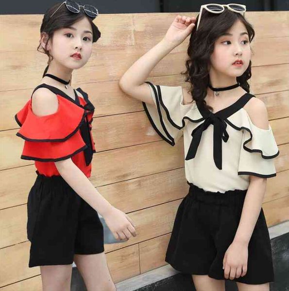 2pcs summer girls clothes outfits backless shoulderless straps shorts clothing set ensemble fille for 6 8 10 12 14, White
2pcs summer girls clothes outfits backless shoulderless straps shorts clothing set ensemble fille for 6 8 10 12 14, White