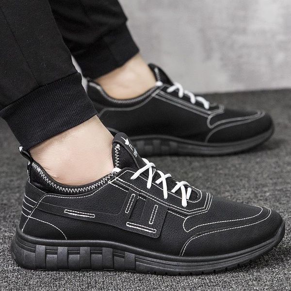 dress shoes men's trend wild casual running sports breathable leather waterproof, Black
dress shoes men's trend wild casual running sports breathable leather waterproof, Black