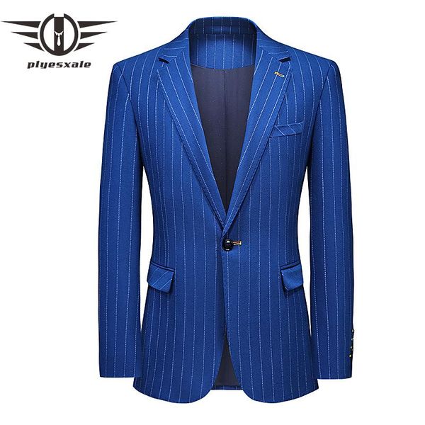 men's suits & blazers stylish mens slim fit blazer jacket men blue stripe spring autumn back two splits formal dress q1310, White;black
men's suits & blazers stylish mens slim fit blazer jacket men blue stripe spring autumn back two splits formal dress q1310, White;black