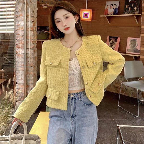 women's jackets short women solid single breasted korean elegant autumn chaqueta mujer vintage loose veste femme sweet, Black;brown
women's jackets short women solid single breasted korean elegant autumn chaqueta mujer vintage loose veste femme sweet, Black;brown