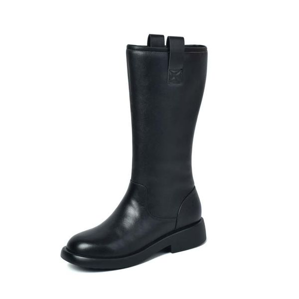boots genuine leather mid calf women winter elegant low square heel shoes fashion ladies black round toe warm long plush
boots genuine leather mid calf women winter elegant low square heel shoes fashion ladies black round toe warm long plush