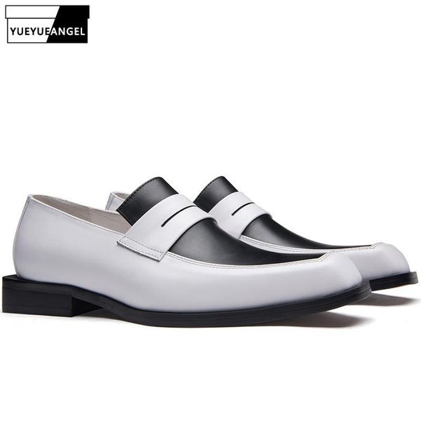 genuine men business leather shoes mixed colors british mocassin homme designer formal suit office wedding square toe dress, Black
genuine men business leather shoes mixed colors british mocassin homme designer formal suit office wedding square toe dress, Black