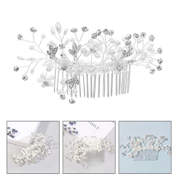 hair brushes pearls comb accessory for wedding party proms banquet birthday xmas, Silver
hair brushes pearls comb accessory for wedding party proms banquet birthday xmas, Silver