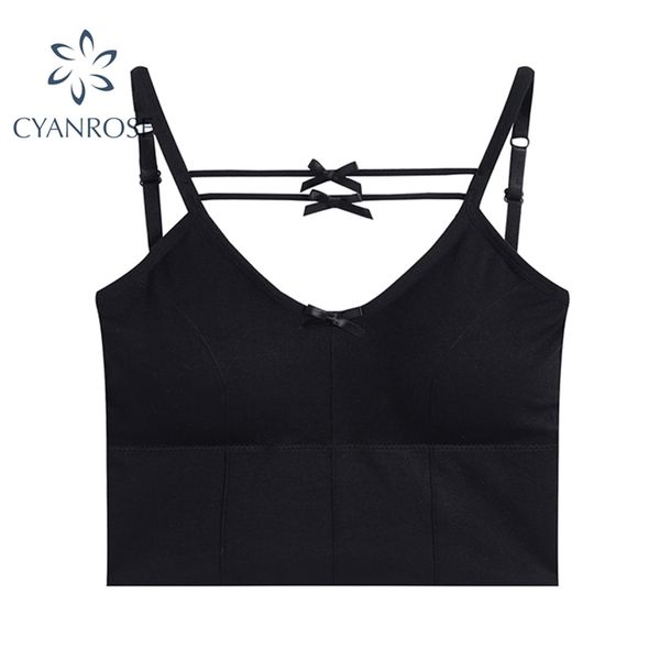women's crop summer selling party backless hollow out fitness spaghetti strap black bow lace up female vests 210430, White
women's crop summer selling party backless hollow out fitness spaghetti strap black bow lace up female vests 210430, White