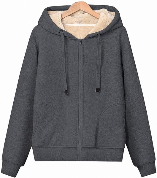 songling women's warm sherpa fleece lined pullovers zip up hoodie sweatshirts jackets with pockets x8vc#, Black
songling women's warm sherpa fleece lined pullovers zip up hoodie sweatshirts jackets with pockets x8vc#, Black