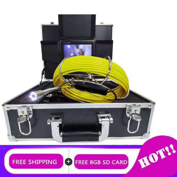 17mm 7inch tft lcd monitor video pipe inspection camera with dvr function 6pcs led sewer pipeline industrial endoscope 20-50m ip cameras
17mm 7inch tft lcd monitor video pipe inspection camera with dvr function 6pcs led sewer pipeline industrial endoscope 20-50m ip cameras