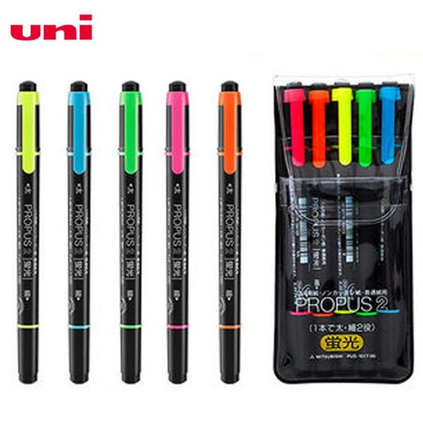 highlighters uni double-head highlighter pus-101t 3/5/7/10 color set quick-drying thick and fine pen student use focus mark marker 0.4/0.6mm, Black;red
highlighters uni double-head highlighter pus-101t 3/5/7/10 color set quick-drying thick and fine pen student use focus mark marker 0.4/0.6mm, Black;red