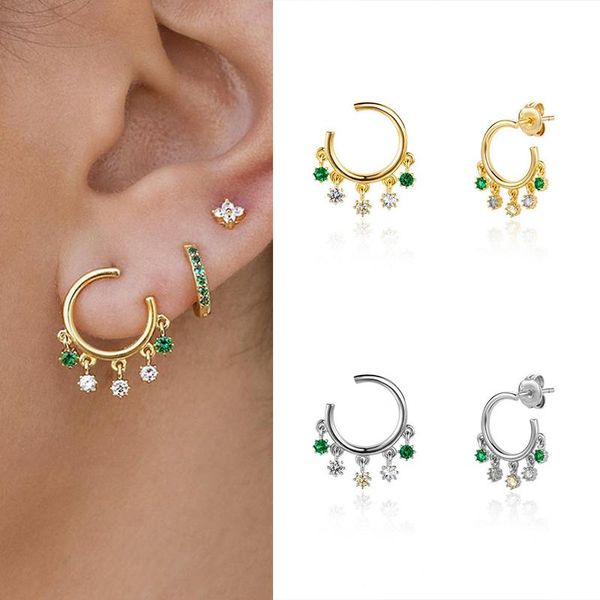 silver hypoallergenic ladies stud earrings crystal zircon pendant fashion perforated high jewelry gifts, Golden;silver
silver hypoallergenic ladies stud earrings crystal zircon pendant fashion perforated high jewelry gifts, Golden;silver