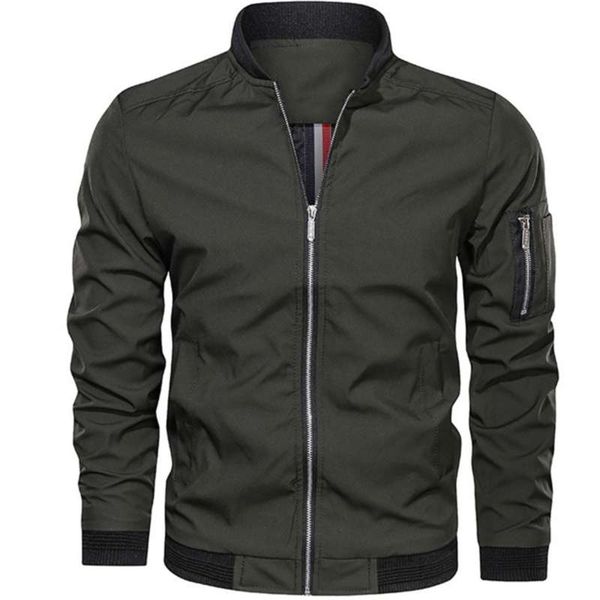bomber jacket mens jacket men casual male streetwear mens s and coats men's bomber simple british style man coat 210928, Black;brown
bomber jacket mens jacket men casual male streetwear mens s and coats men's bomber simple british style man coat 210928, Black;brown
