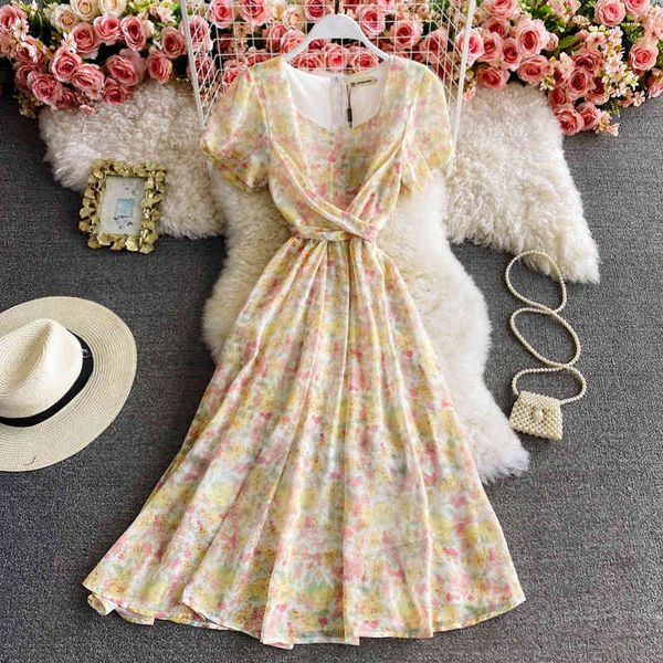 dresses summer fashion chiffon women bow lace-up bohemian style flower printing midi vestidos short sleeve beach es, Black;gray
dresses summer fashion chiffon women bow lace-up bohemian style flower printing midi vestidos short sleeve beach es, Black;gray