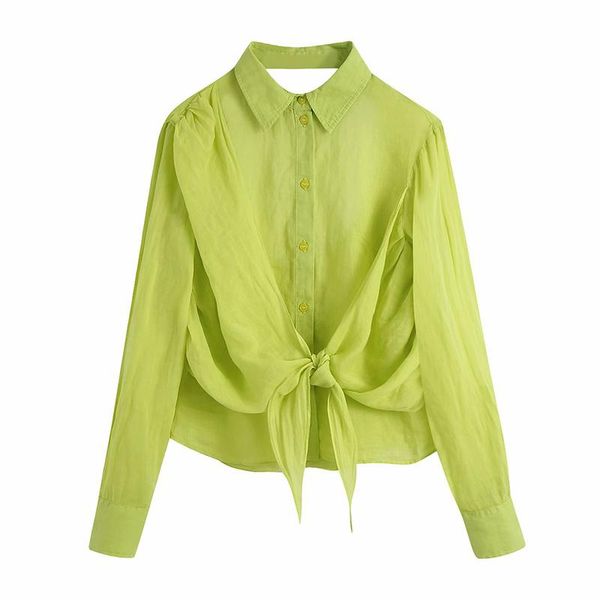 women's blouses & shirts women 2021 fashion with bow tie pleated vintage backless button-up female blusas chic, White
women's blouses & shirts women 2021 fashion with bow tie pleated vintage backless button-up female blusas chic, White