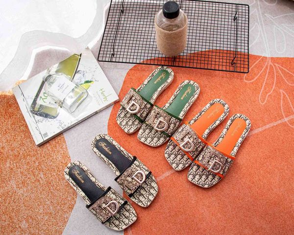 luxury slippers summer wind flat bottomed square head sandals fashion metal button women's sho for students' leisure, Black
luxury slippers summer wind flat bottomed square head sandals fashion metal button women's sho for students' leisure, Black