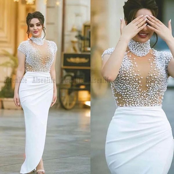 white pearls evening dresses for saudi arabic women slit mermaid prom gowns custom 2022 informal party wear, Black
white pearls evening dresses for saudi arabic women slit mermaid prom gowns custom 2022 informal party wear, Black