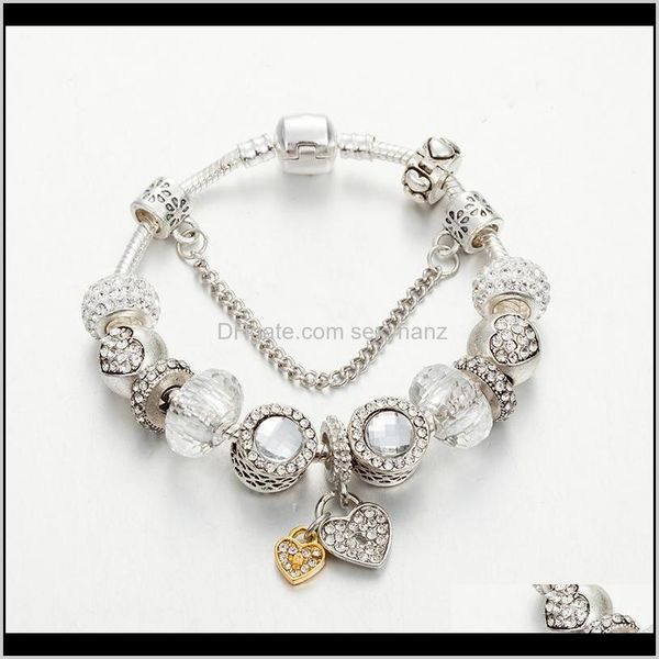 charm bracelets drop delivery 2021 annapaer tether vintage heart charms & bangles rhinestone beads bracelet for women diy jewelry fit weddin, Golden;silver
charm bracelets drop delivery 2021 annapaer tether vintage heart charms & bangles rhinestone beads bracelet for women diy jewelry fit weddin, Golden;silver