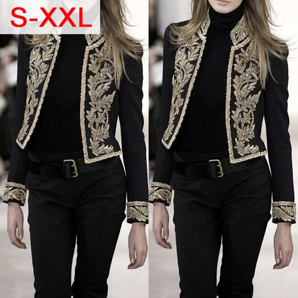 exquisite high-end suit 2021 fashion stand collar printing short blazer jacket women su1650, White;black
exquisite high-end suit 2021 fashion stand collar printing short blazer jacket women su1650, White;black