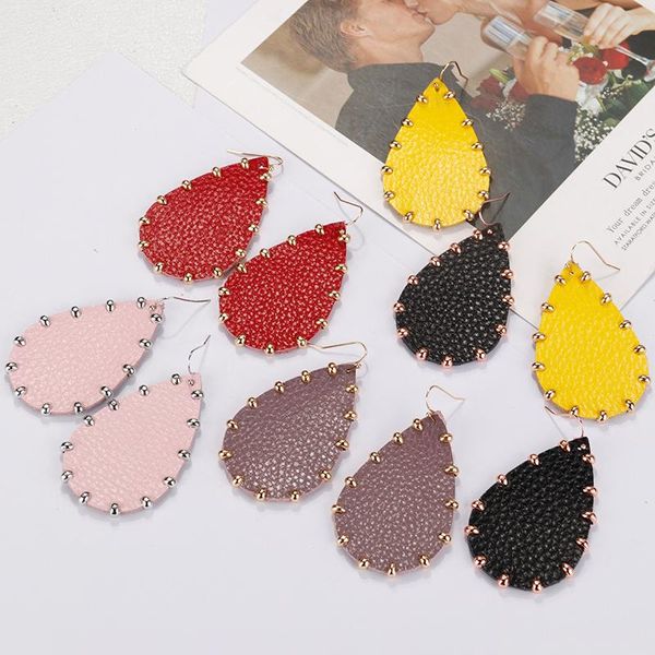 dangle & chandelier aensoa 2021 trendy rivet leather geometric drop earrings colorful vintage earring statement unique jewelry for women, Silver
dangle & chandelier aensoa 2021 trendy rivet leather geometric drop earrings colorful vintage earring statement unique jewelry for women, Silver