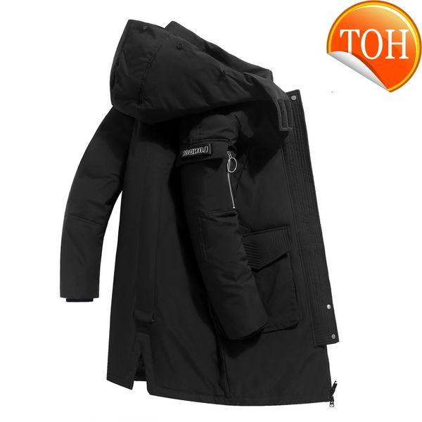 new 2021 men's winter jacket fashion windproof long down camouflage thick warm 90% white duck coat outerwear, Black
new 2021 men's winter jacket fashion windproof long down camouflage thick warm 90% white duck coat outerwear, Black
