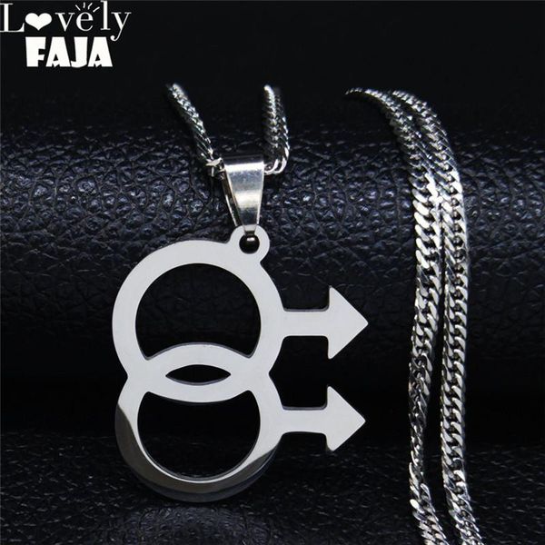 pendant necklaces 2021 stainless steel gay necklace for men silver color & pendants jewelry acero inoxidable joyeria mujer n20214
pendant necklaces 2021 stainless steel gay necklace for men silver color & pendants jewelry acero inoxidable joyeria mujer n20214