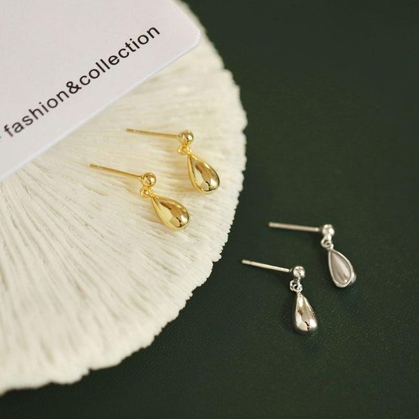 real 925 sterling silver simple teardrop stud earrings minimalist geometric jewelry for women girls, Golden;silver
real 925 sterling silver simple teardrop stud earrings minimalist geometric jewelry for women girls, Golden;silver