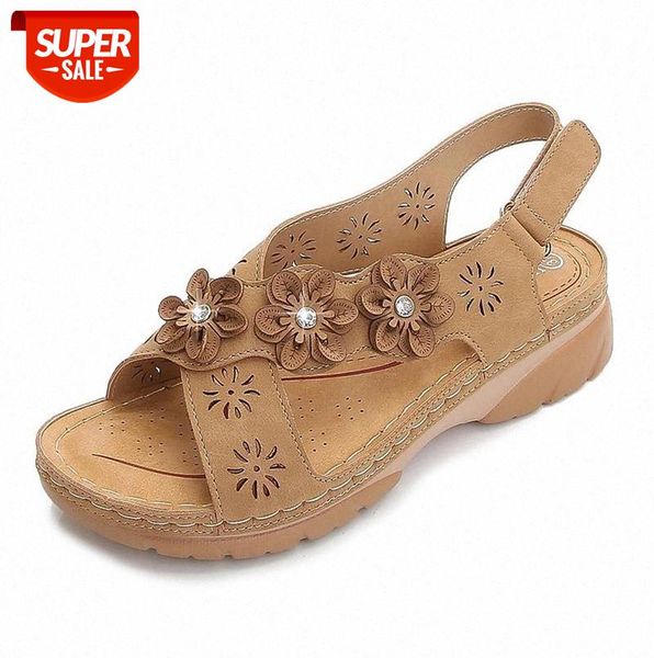 summer retro women sandals leather ladies flats wedges shoes female hook loop comfort woman flower sandalias de mujer #413d, Black
summer retro women sandals leather ladies flats wedges shoes female hook loop comfort woman flower sandalias de mujer #413d, Black