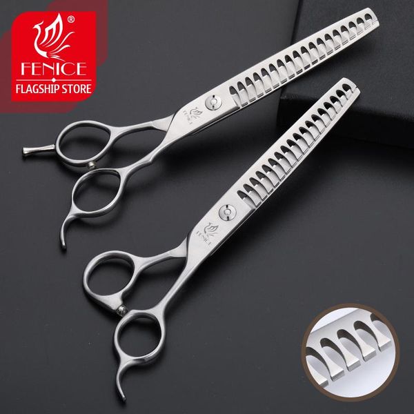 dog grooming fenice 6.75 inch stainless steel pet thinning scissors for shears rate 80%