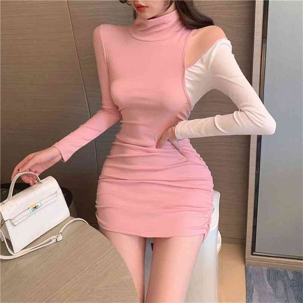 party dress summer women off shoulder pullovers for long sleeve turtleneck female pink clothing 210507, Black;gray
party dress summer women off shoulder pullovers for long sleeve turtleneck female pink clothing 210507, Black;gray