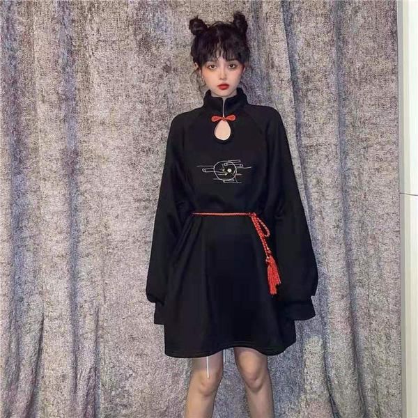 ethnic clothing women retro chinese style qipao loose casual hanfu long sleeve stand collar improved cheongsam japanese party stage formal d, Red
ethnic clothing women retro chinese style qipao loose casual hanfu long sleeve stand collar improved cheongsam japanese party stage formal d, Red