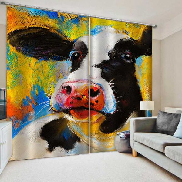 colorful 3d cow po curtain drapes modern living room bedroom blackout blinds custom washable cortinas &
colorful 3d cow po curtain drapes modern living room bedroom blackout blinds custom washable cortinas &