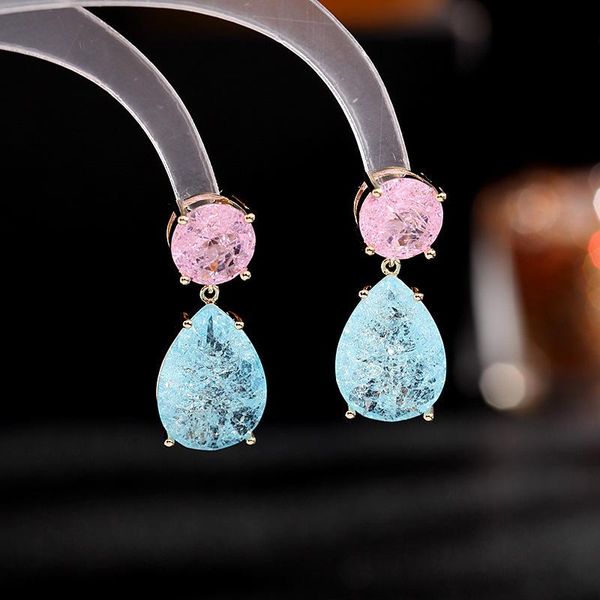 dangle & chandelier bilincolor fashion small broken cubic ziron pink and blue drop earring for summer vacation, Silver
dangle & chandelier bilincolor fashion small broken cubic ziron pink and blue drop earring for summer vacation, Silver