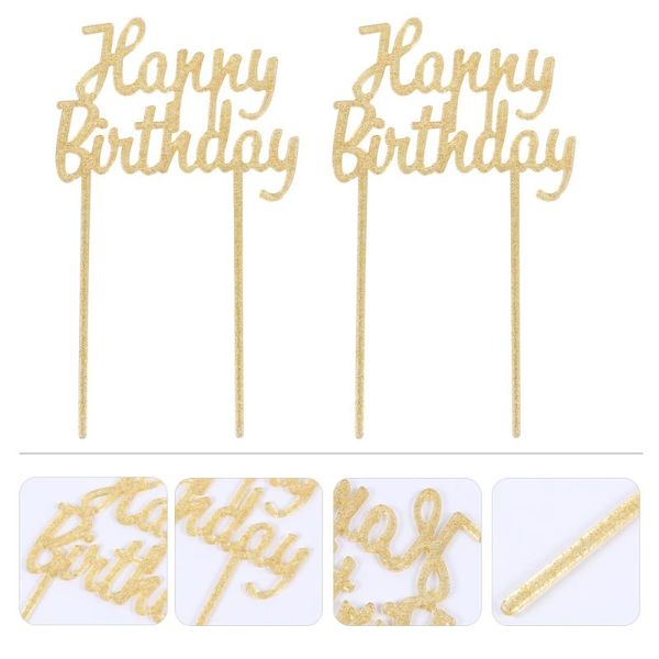 other festive & party supplies 2pcs acrylic birthday cake er decorations 
other festive & party supplies 2pcs acrylic birthday cake er decorations